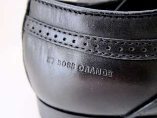   Boss Orange Reliance Mens Oxford Black Leather Shoes 11 EU 44  