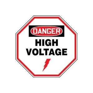  DANGER HIGH VOLTAGE (W/GRAPHIC) Sign   12 .040 Aluminum 
