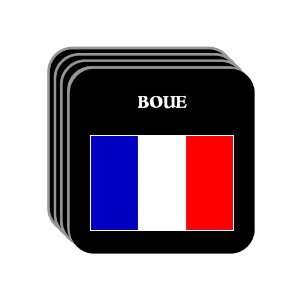  France   BOUE Set of 4 Mini Mousepad Coasters 