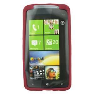  Dark Red Silicone Skin for HTC Titan X310e Everything 