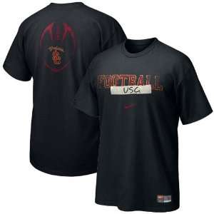    Nike USC Trojans Black Team Issue T shirt