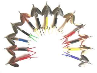 Double Bladed Flying Condoms Salmon Spinners Lures 18g  