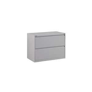  36 Wide 2 Drawer Lateral File w/ Core Removeable Lock 
