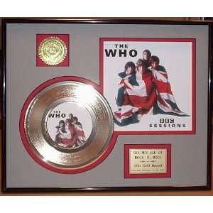  THE WHO GOLD RECORD LIMITED EDITION DISPLAY Everything 