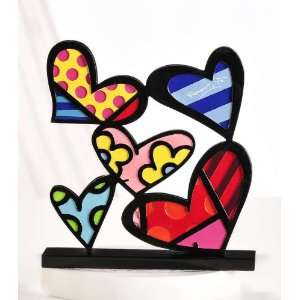 Romero Britto Heart Sculpture Figurine 