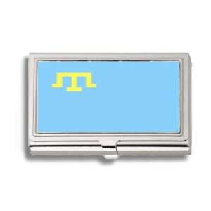  Crimean Tatars Flag Business Card Holder Metal Case 