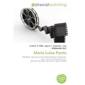  María Luisa Ponte (9786134094726) Books