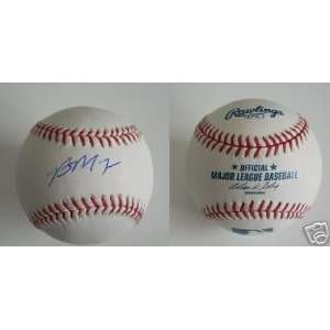 Brian McCann Autographed Baseball   Oml As Coa