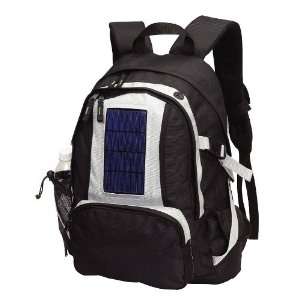  G tech Solar Backpack with Portable Charger  Black Office 