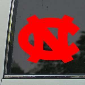  UNC Tar Heel Tarheel Red Decal Car Truck Window Red 