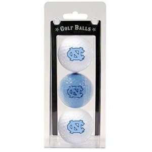   North Carolina TarHeels UNC 3pk Pack Golf Balls New