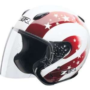  Z1R Womens Ace Starbrite Helmet   Medium/Cream 