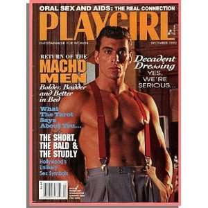  Playgirl Magazine December 1992, Tanju Sion, Jordan Gerler 