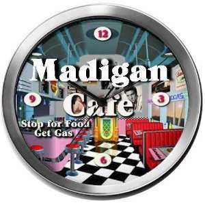  MADIGAN 14 Inch Cafe Metal Clock Quartz Movement Kitchen 