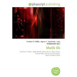  Malik Ek (9786134169073) Books