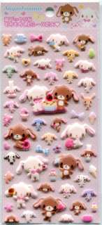 Sanrio Sugar Bunnies Dessert Sponge Sticker Sheet #1  