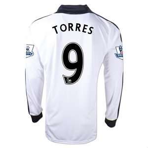  adidas Chelsea 11/12 TORRES Third Long Sleeve Soccer Jersey 