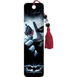   2x6) The Dark Knight Movie Joker Card Beaded Bookmark