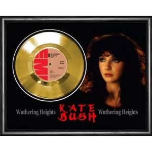  Kate Bush Wuthering Heights Framed Gold Record A3 