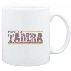  Mug White  Property of Tamra   Vintage  Female Names 
