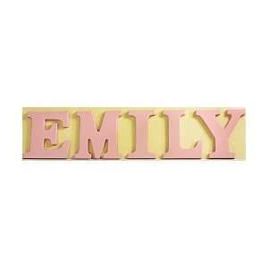  Bedroom Accessories Large Pink Wood Stand up Letter 