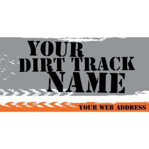  3x6 Vinyl Banner   Dirt Track Name 