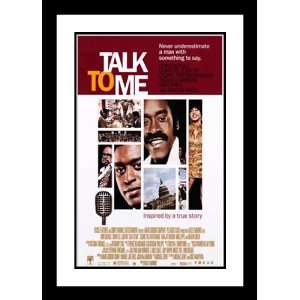  Talk To Me 20x26 Framed and Double Matted Movie Poster 