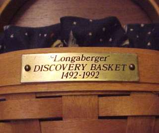 Longaberger 1992 Discovery Basket Set Signed  