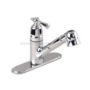 Gerber 40 480 Brianne Single Handle Pull out Kitchen Faucet, Polished 