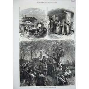   1876 Village Wedding Bavarian Highlands Dowry Waggon