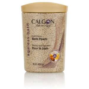  Calgon. Ageless Bath   Luminous Bath Pearls 16 OZ Beauty