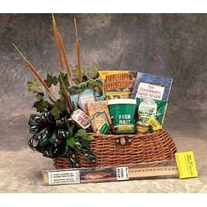 Fishing Creel Gift Basket   Great Gift for Him  Grocery 