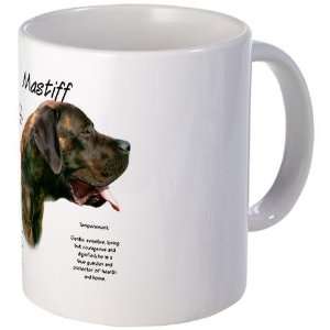 Apricot Brindle Mastiff Pets Mug by   Kitchen 