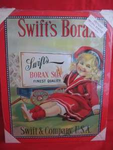 Borax Soap & O.N.T. Spool Cotton Ad Metal Sign Posters  