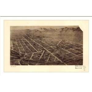  Historic Fort Collins, Colorado, c. 1899 (L) Panoramic Map 