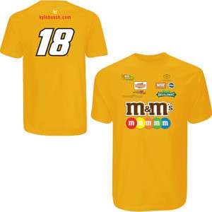 Kyle Busch # 18 M & Ms Name And Number T Shirt   XL  