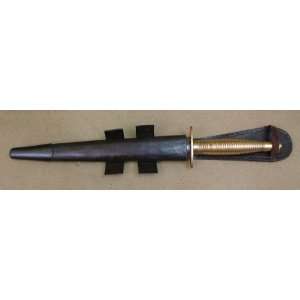  British WWII Commado Dagger w/ Scabbard (Brass Grip 