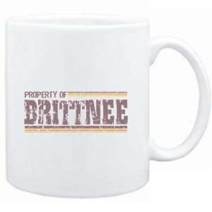  Mug White  Property of Brittnee   Vintage  Female Names 