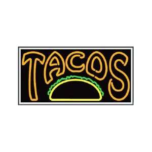  Tacos Backlit Sign 15 x 30