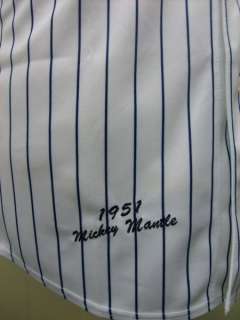 New York Yankees #7 Mickey Mantle Cooperstown Throwback Home Jersey 