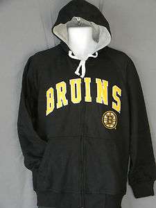 Boston Bruins Hooded Full Zip Sweatshirt Mens Sizes NHL G III Hoodie 