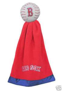 BOSTON RED SOX BABY BLANKET SNUGGLE BALL SHOWER GIFT  