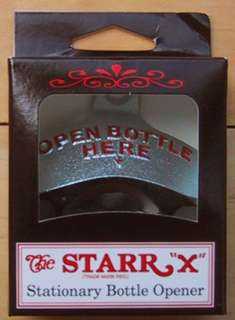 OPEN BOTTLE HERE Starr X Wall Mount Bottle Opener NEW  