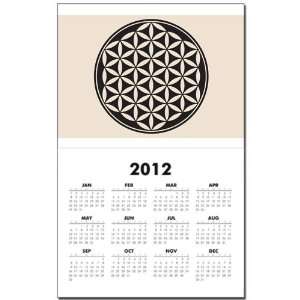   Print w Current Year Flower of Life Peace Symbol 