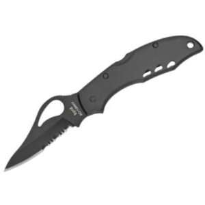   Meadowlark Lockback Knife with Black Handles