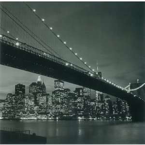 com (7x7) Brooklyn Bridge New York City Collection Greeting Cards 12 