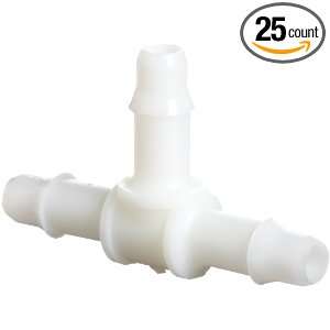 Value Plastics T410 1 Tee Tube Fitting with 400 Series Barbs, 1/16 (1 