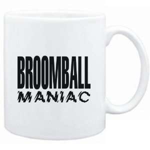  Mug White  MANIAC Broomball  Sports