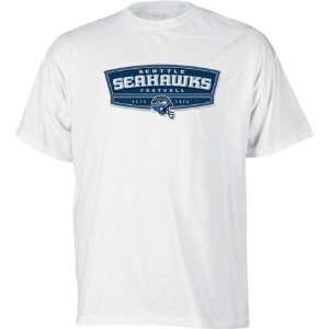  Men`s Seattle Seahawks S/S Basic White Tshirt Sports 