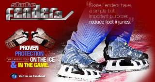   SKATE PROTECTION SIZE S/M NHL ice skate fender foot guard pad  